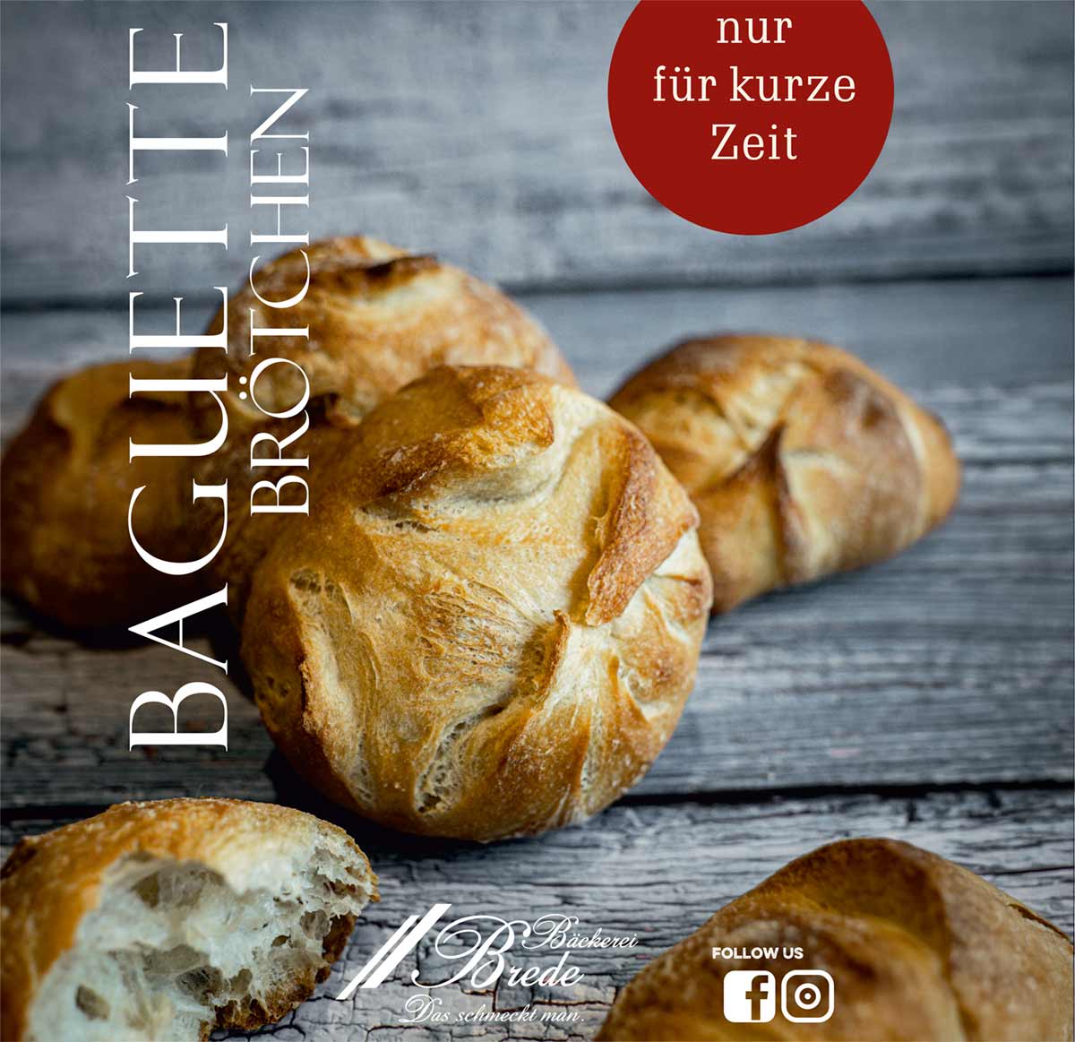 Baguettebrötchen